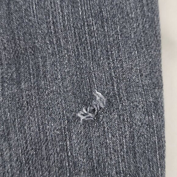 2/$20 Paige Verdugo Greystone Ankle Jeans Size 27 Raw Hem Distressed Flawed - Picture 4 of 8